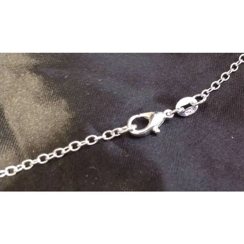 Sterling Silver 925 Plated 22 Inch Rolo Link‎ Chain Necklace New 1/16th